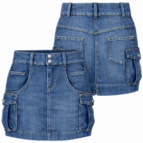 Fashion sewing patterns for LADIES Skirts Jean Skirt 724